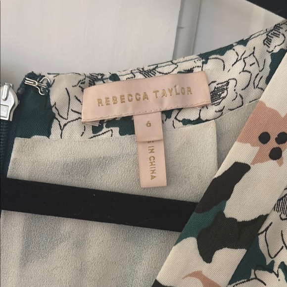 Rebecca Taylor Floral V-Neck Dress - Picture 4 of 6